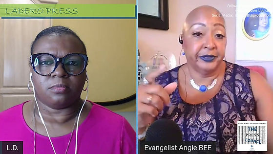 THE PRESS LOUNGE with Evangelist Angie BEE